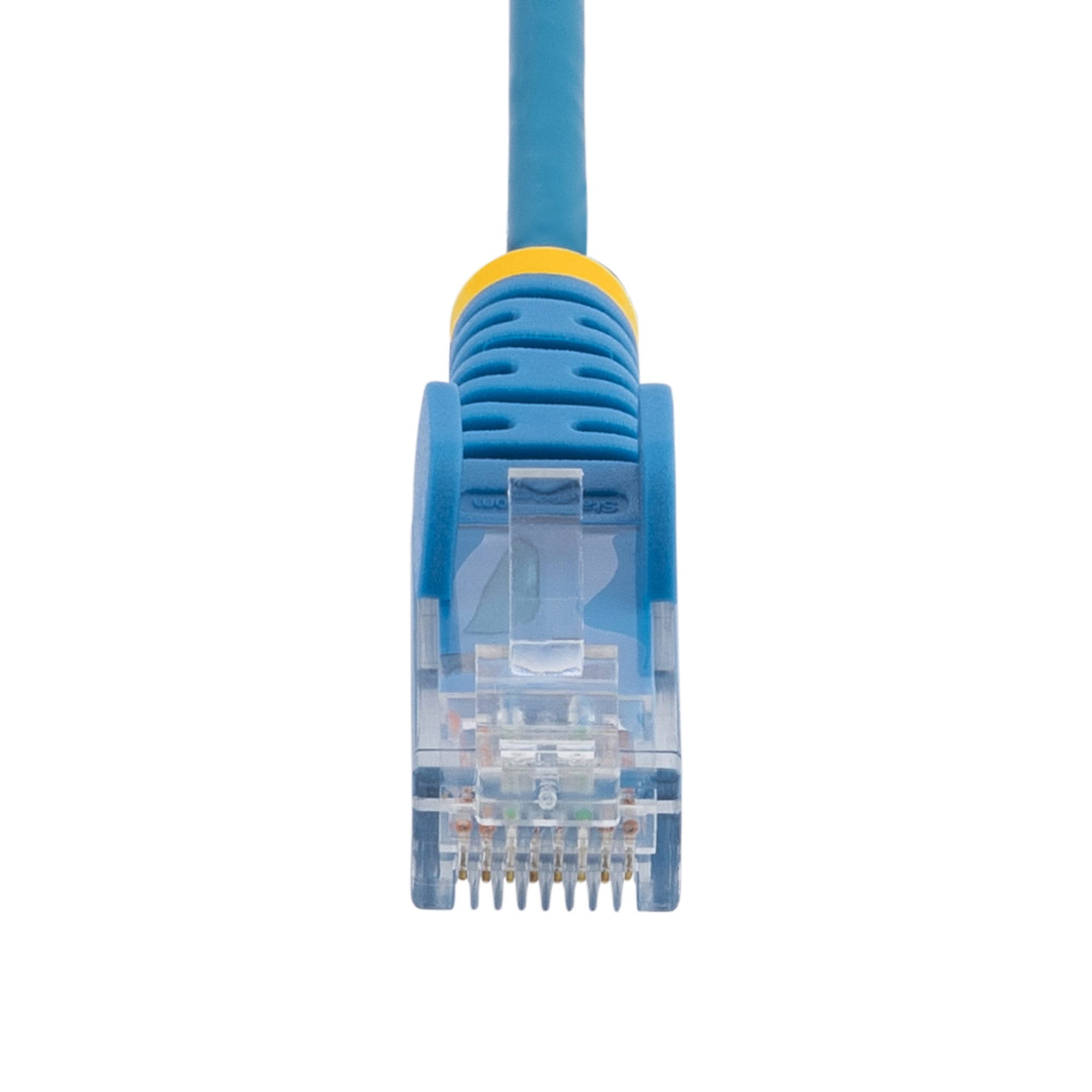 StarTech.com 3m Slim LSZH CAT6 Ethernet Cable, 10 Gigabit Snagless RJ45 100W PoE Patch Cord, CAT 6 10GbE UTP Network Cable w/Strain Relief, Blue, ETL, Low Smoke Zero Halogen - Category 6 - 28AWG (N6PAT300CMBLS)