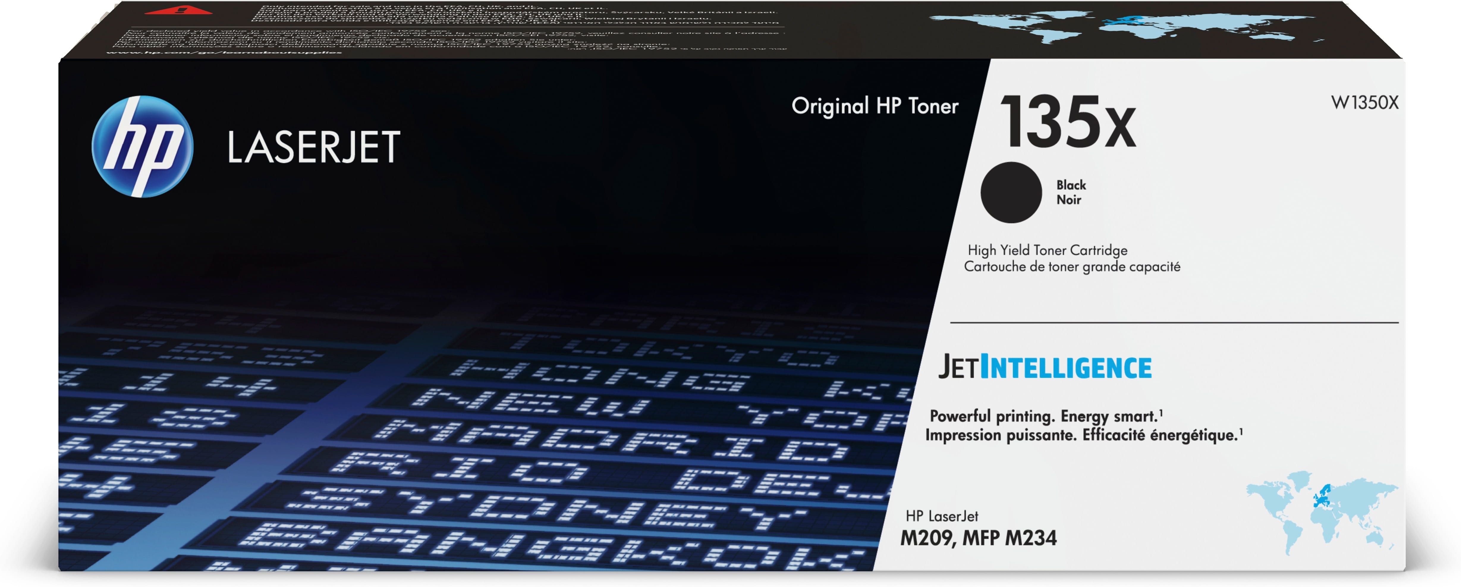 HP 135X - Hohe Ergiebigkeit - Schwarz - original - LaserJet - Tonerpatrone (W1350X)