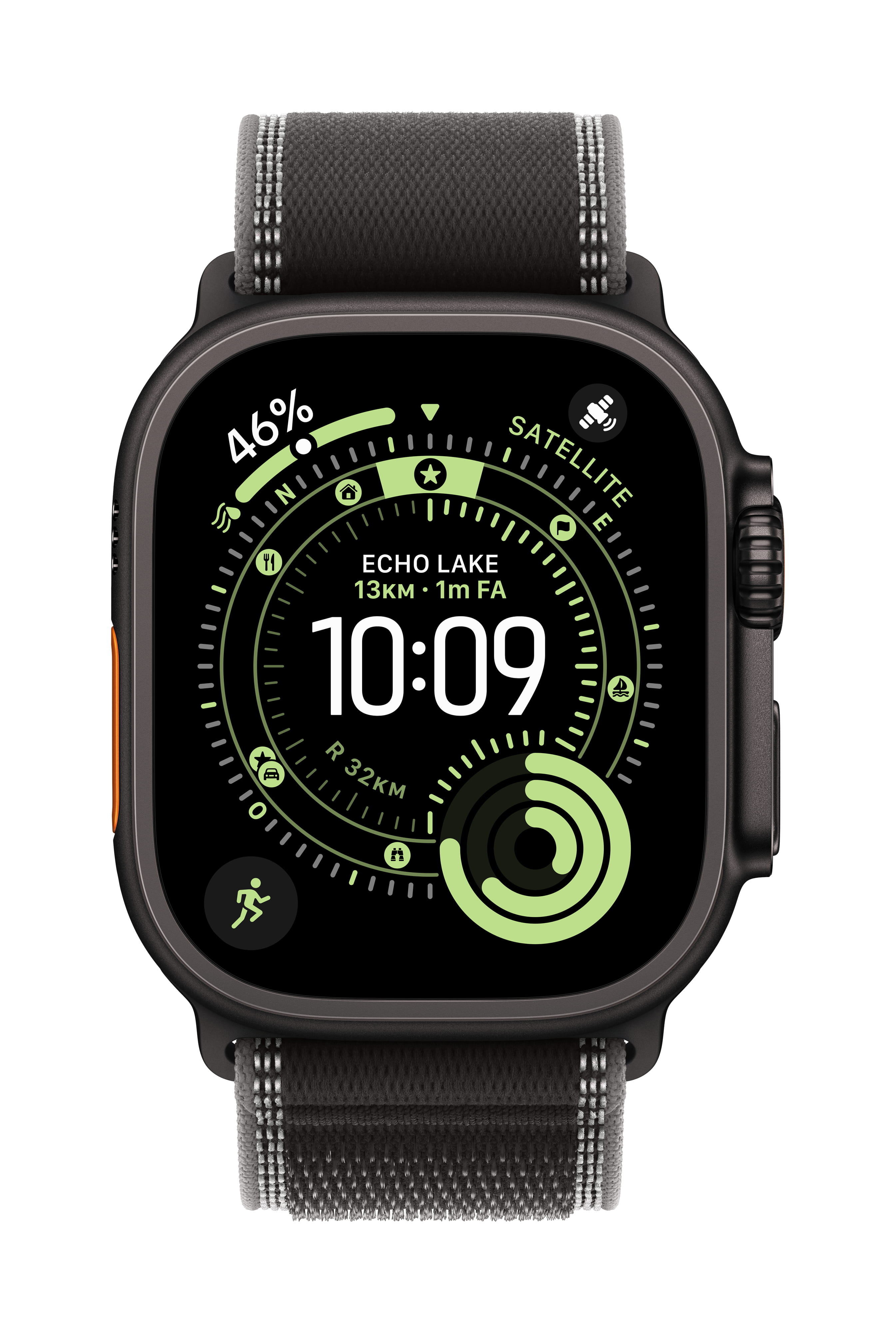 Apple Loop für Smartwatch - 49 mm, schwarze