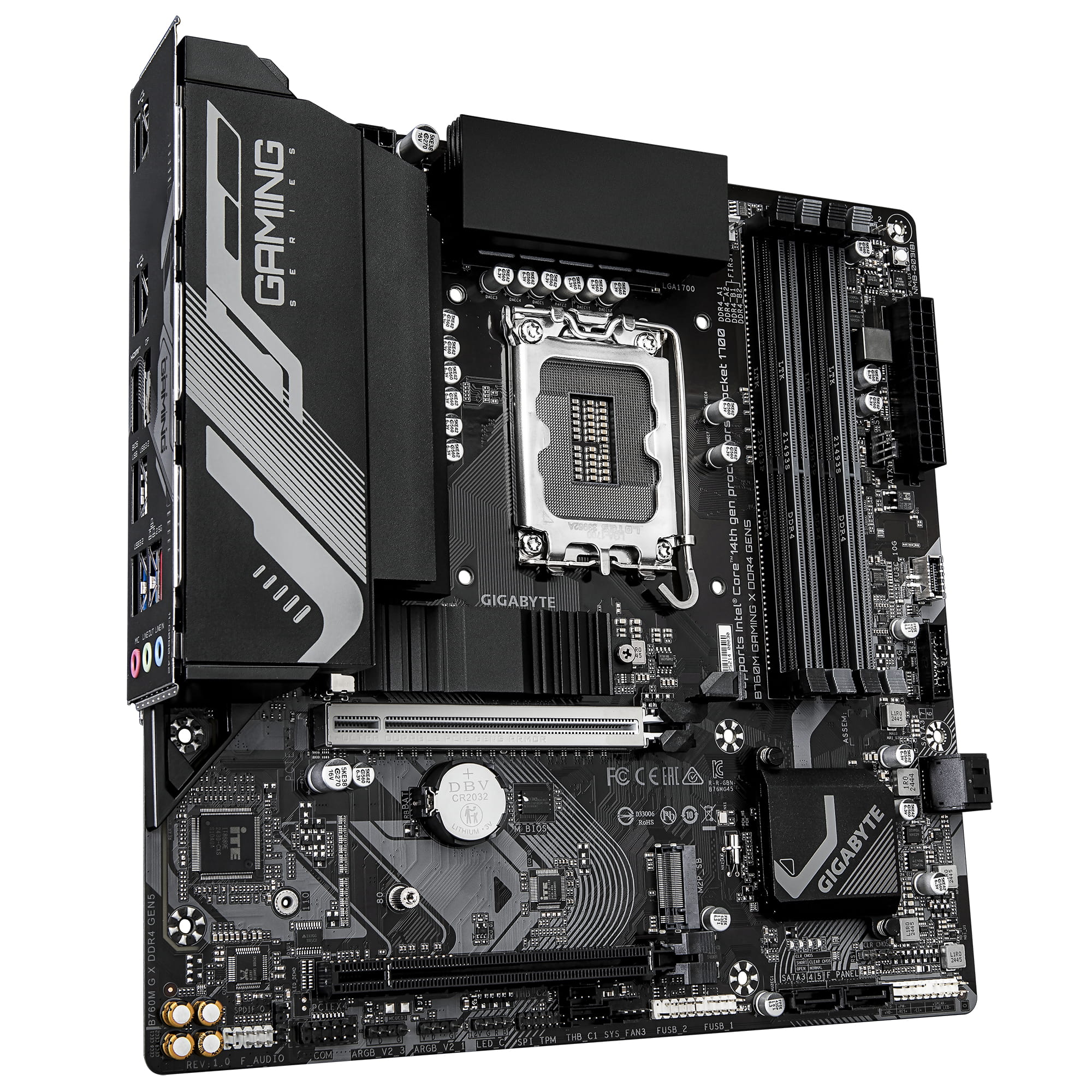 Gigabyte B760M Gaming X DDR4 GEN5 - Motherboard - micro ATX - LGA1700-Sockel - B760 Chipsatz - USB-C 3.2 Gen2, USB 3.2 Gen 1 - 2.5 Gigabit LAN - Onboard-Grafik (CPU erforderlich)