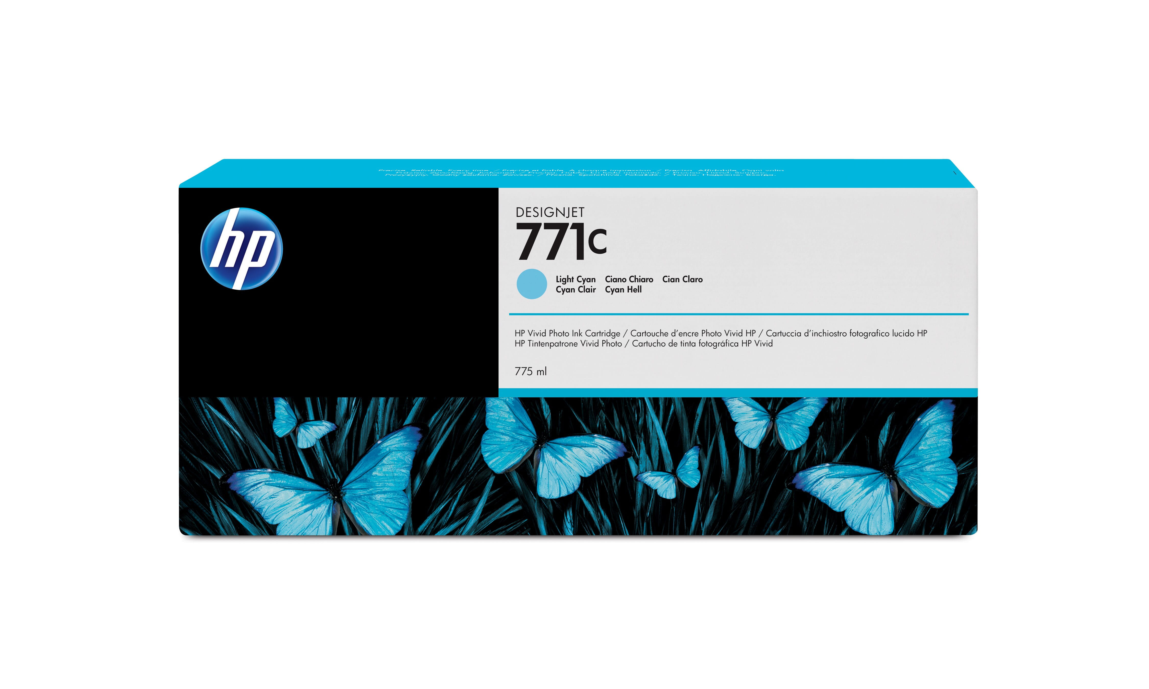 HP 771C - 775 ml - hell Cyan - original - Tintenpatrone