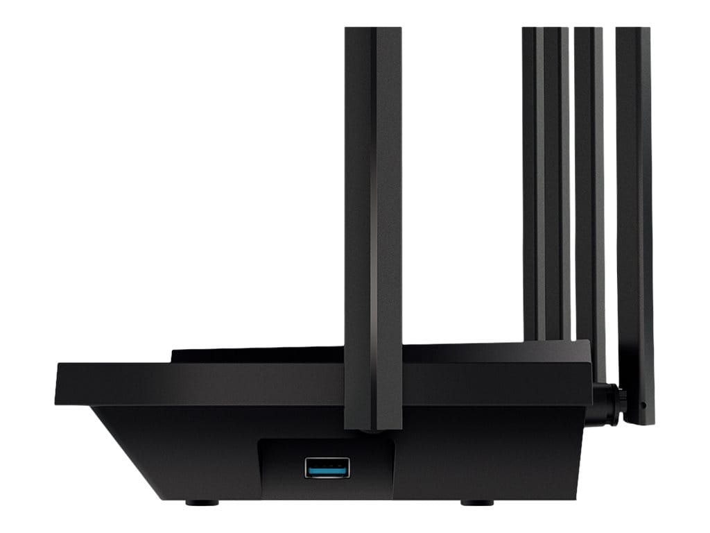 TP-LINK Archer AX5400 Dual-Band Gigabit Wi-Fi 6 Router, Wi-Fi 6 (802.11ax), Dual-Band (2,4 GHz/5 GHz), Ethernet/LAN, Schwarz, Tragbarer Router