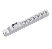 Bachmann Steckdosenleiste (Rack - einbaufähig) - Eingabe, Eingang CEE 7/4 - Ausgangsanschlüsse: 6 (CEE 7/4)