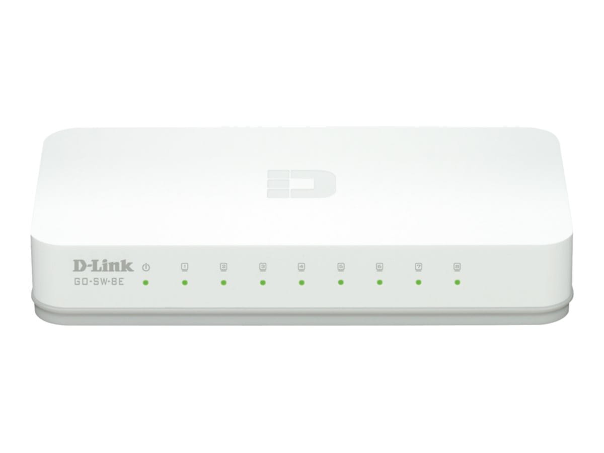 D-Link dlinkgo GO-SW-8E - Switch - 8 x 10/100 - Desktop