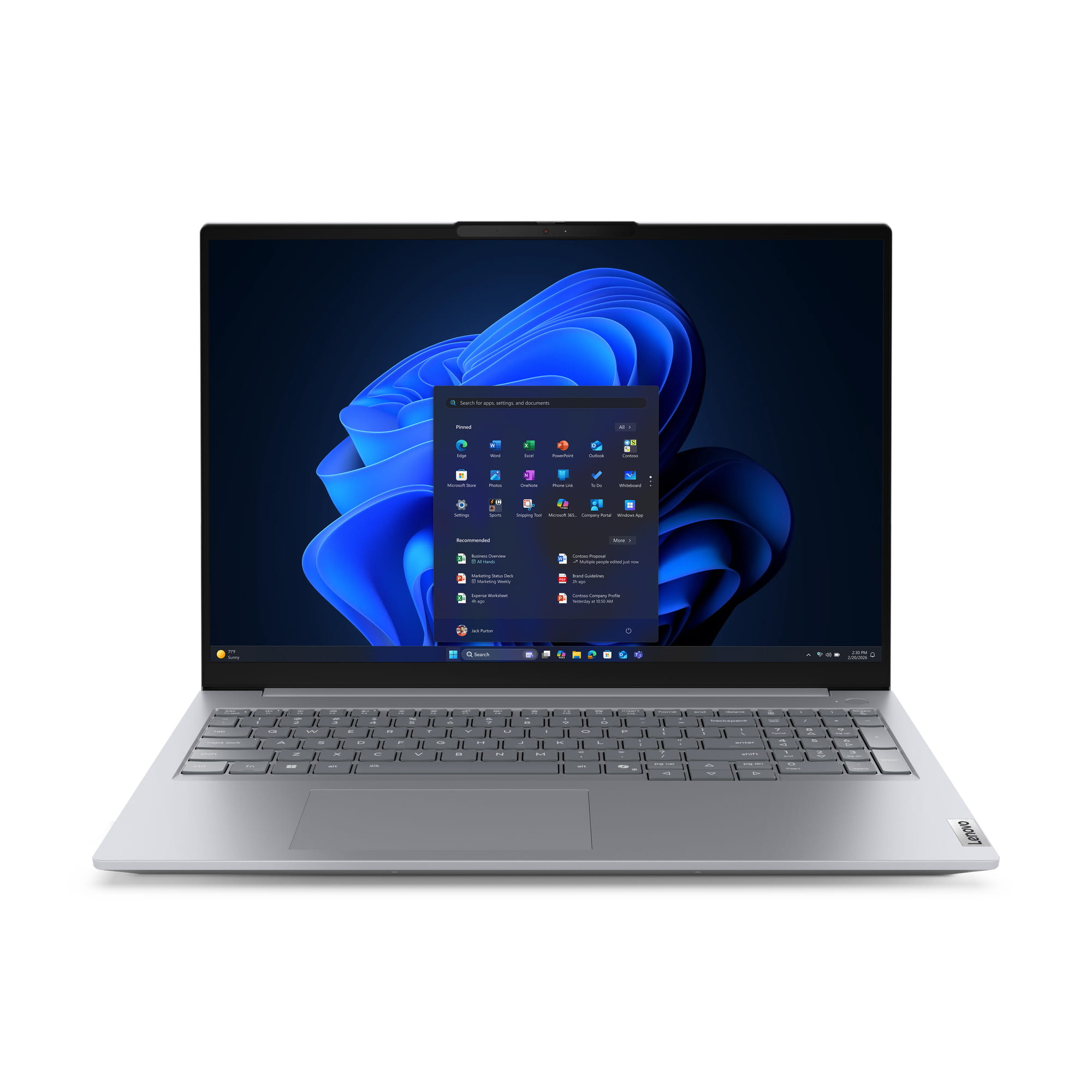 Lenovo ThinkBook 16 G9 AHP 21UT - AMD Ryzen 7 250 / 3.3 GHz - Win 11 Pro - Radeon 780M - 32 GB RAM - 1 TB SSD NVMe - 40.6 cm (16")