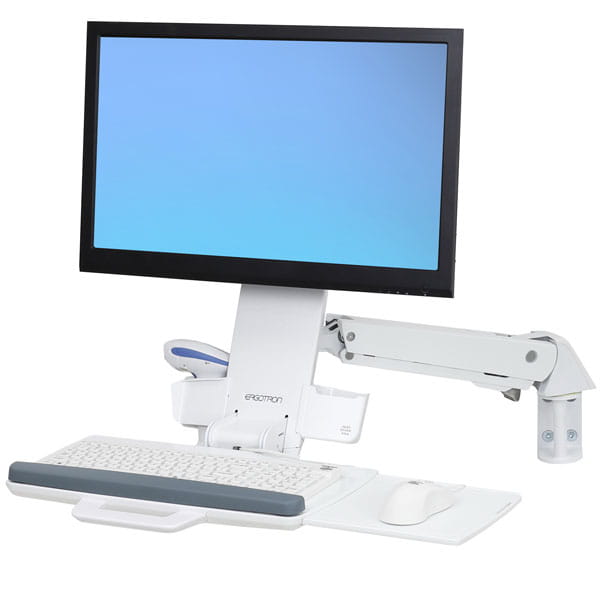 Ergotron Sit-Stand Combo - Befestigungskit (Gelenkarm, Tastatur-Tablett)
