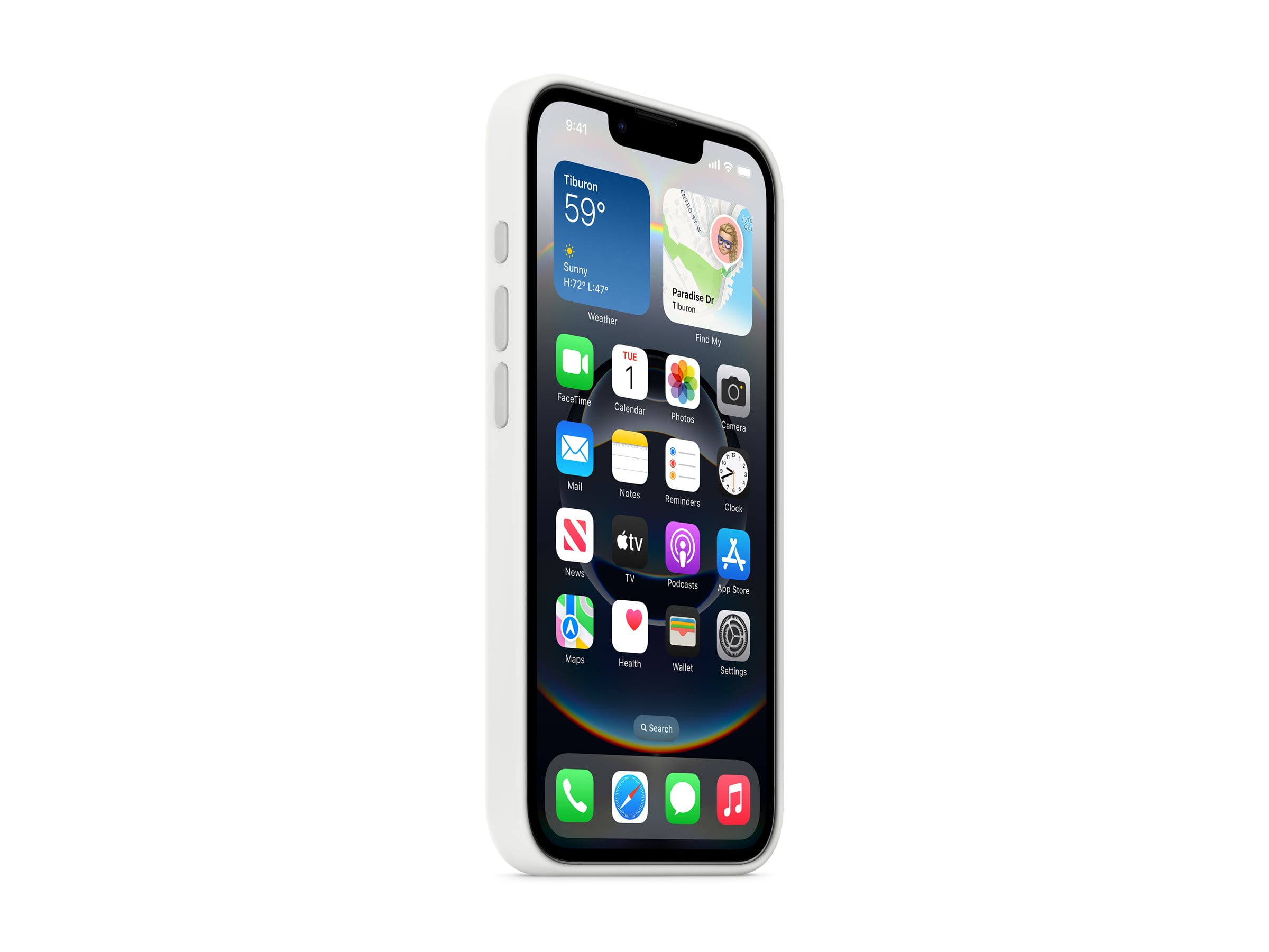 Apple Schutzabdeckung für Mobiltelefon - Silikon