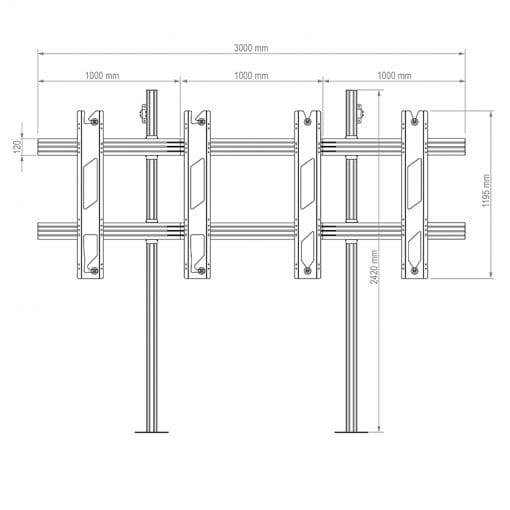 Hagor LED-SBW LG LAEC 136"