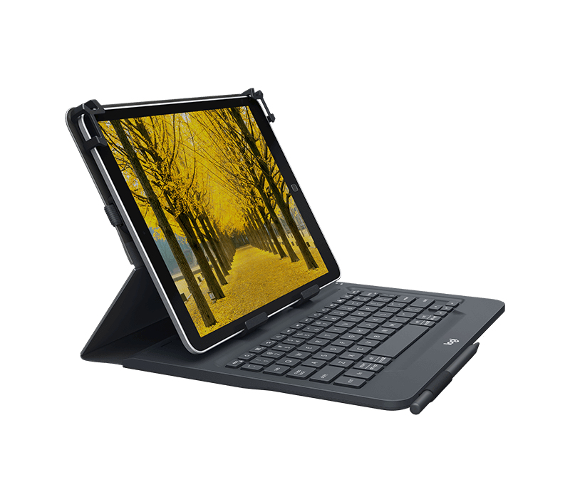 Logitech Universal - Tastatur und Foliohülle - kabellos - Bluetooth 3.0 - QWERTZ - Deutsch (Schweiz)
