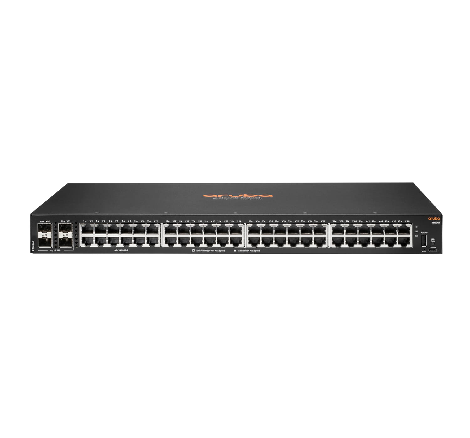 HPE Aruba Networking 6000 48G 4SFP Switch - Switch - L3