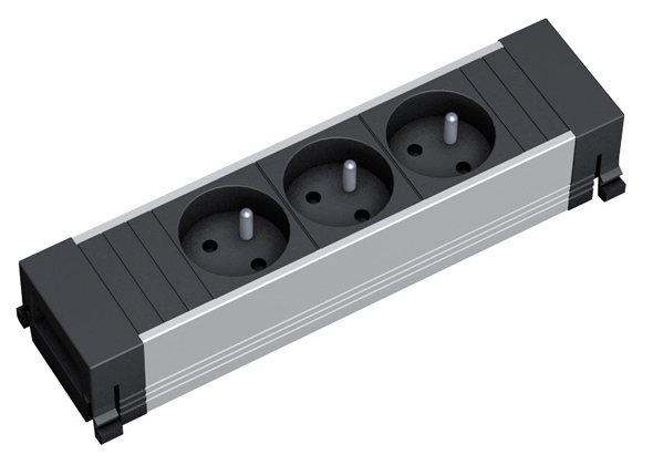 Bachmann POWER FRAME Small - Rahmen für Steckdosenleiste