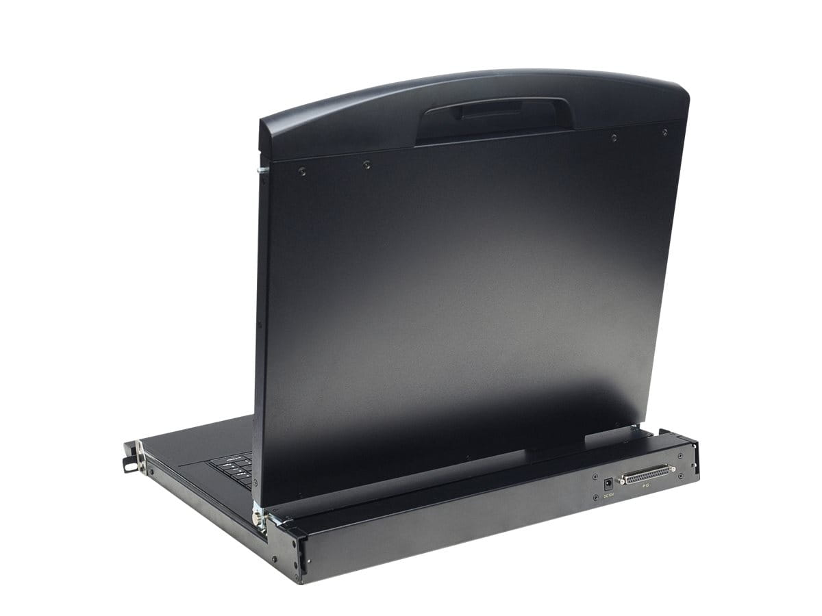 DIGITUS 17" LCD KVM Konsole, 8-Port VGA, schweizer Tastatur