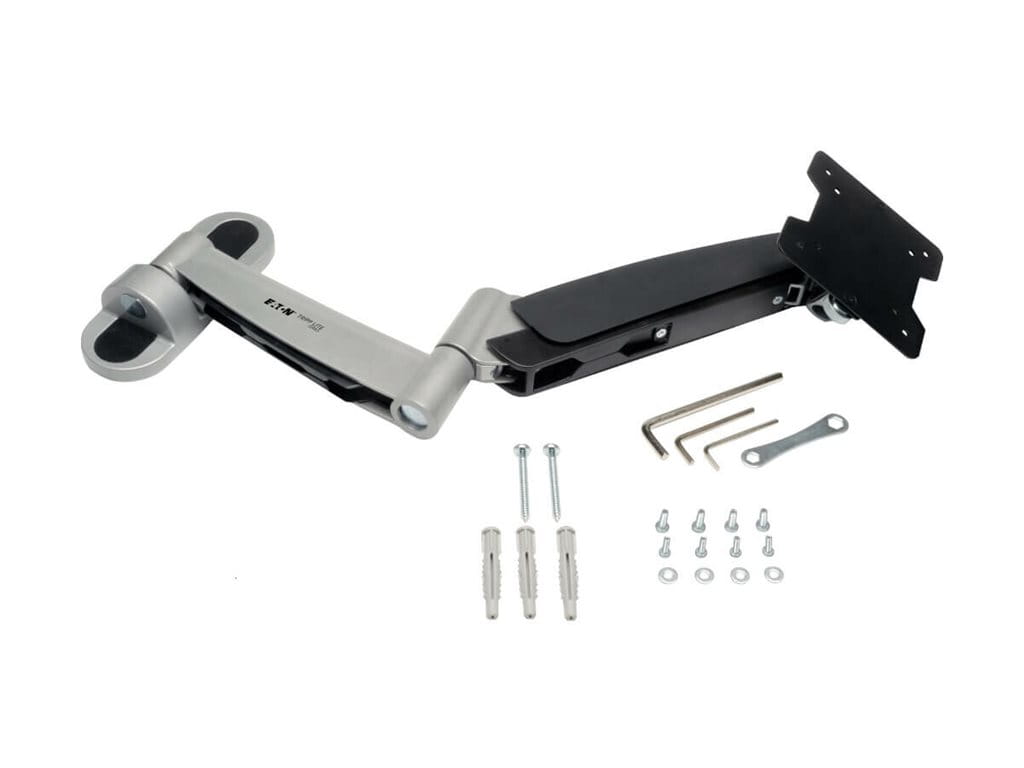 Tripp Eaton Tripp Lite Series Display TV LCD Wall Monitor Mount Arm Swivel/Tilt 13" to 27" TVs / EA / Flat-Screens - Klammer - für LCD-Display - Stahl - Schwarz - Bildschirmgröße: 33.02-68.58 cm (13"-27")