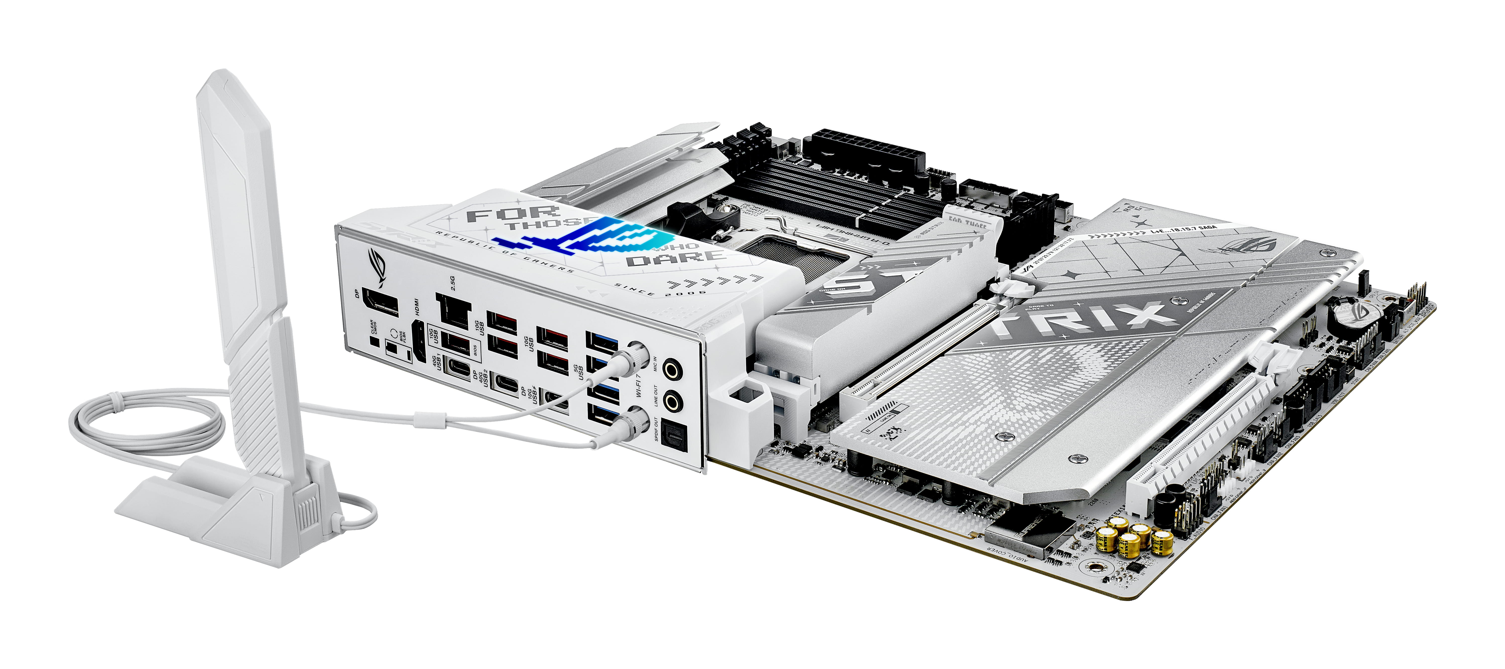 ASUS ROG STRIX X870-A GAMING WIFI - Motherboard - ATX - Socket AM5 - AMD X870 Chipsatz - USB4, USB 3.2 Gen 2, USB-C 3.2 Gen2, USB 3.2 Gen 1, USB-C 3.2 Gen 2x2 - Wi-Fi 7, 2.5 Gigabit LAN, Bluetooth - Onboard-Grafik (CPU erforderlich)