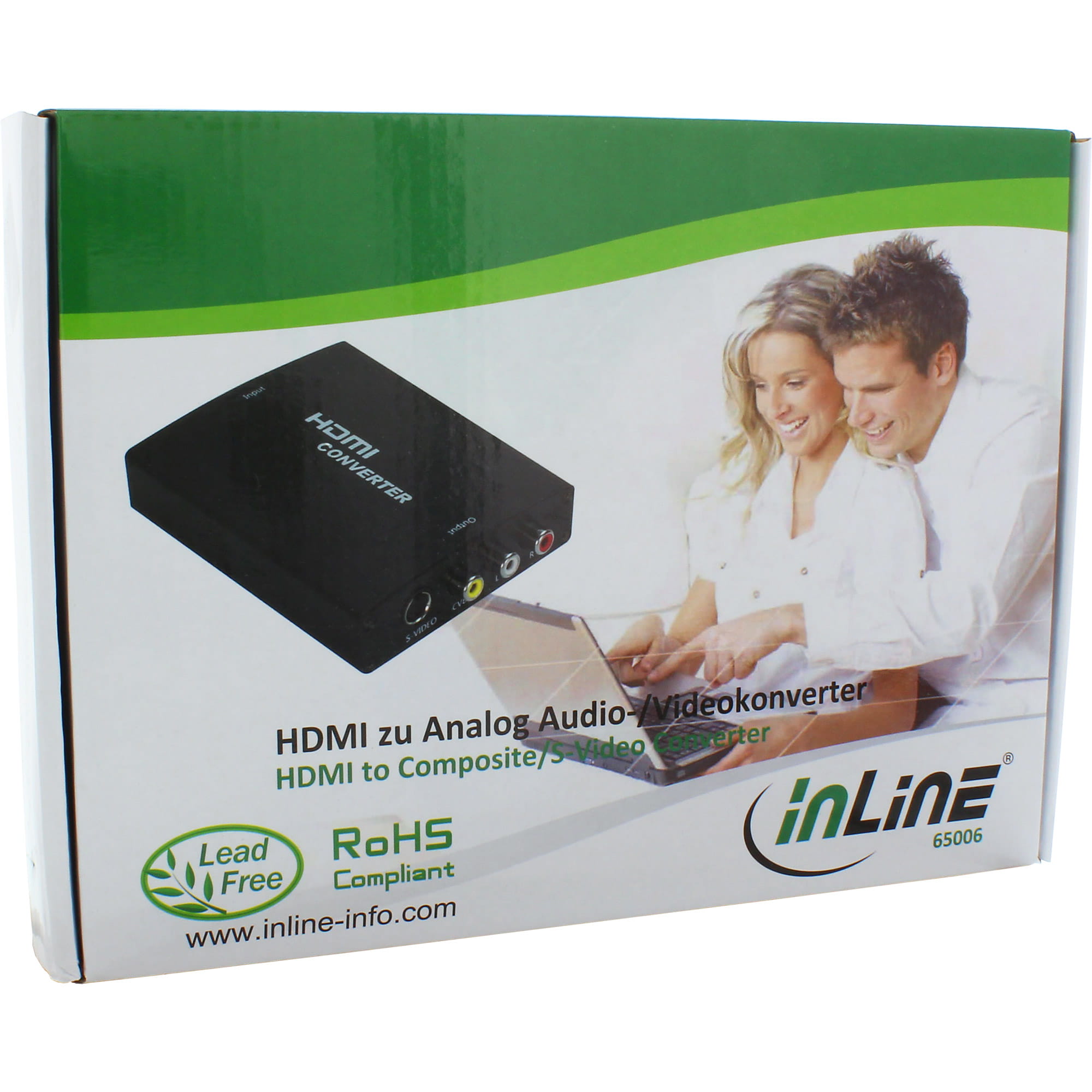 InLine HDMI zu Composite/S-Video Konverter mit Audio - PAL/NTSC