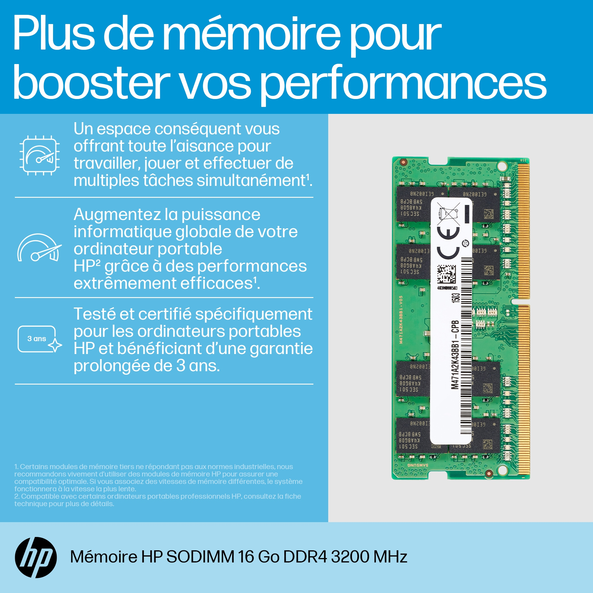 HP  DDR4 - Modul - 16 GB: 1 x 16 GB - SO DIMM