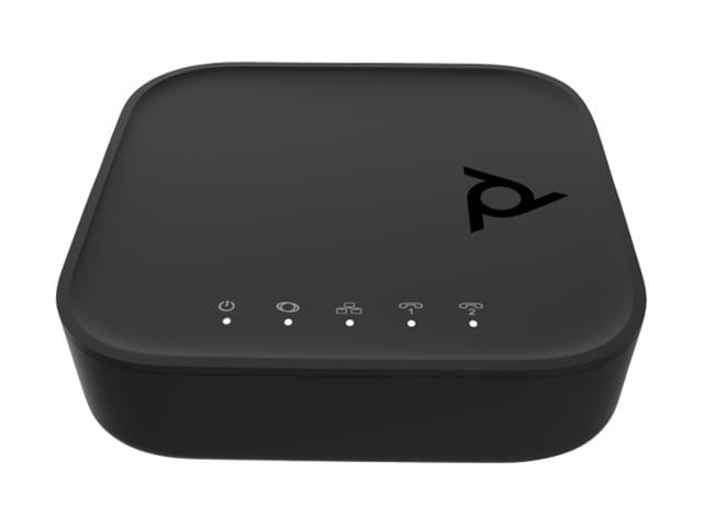 Poly HP Poly ATA 402 - VoIP-Telefonadapter - mit Open