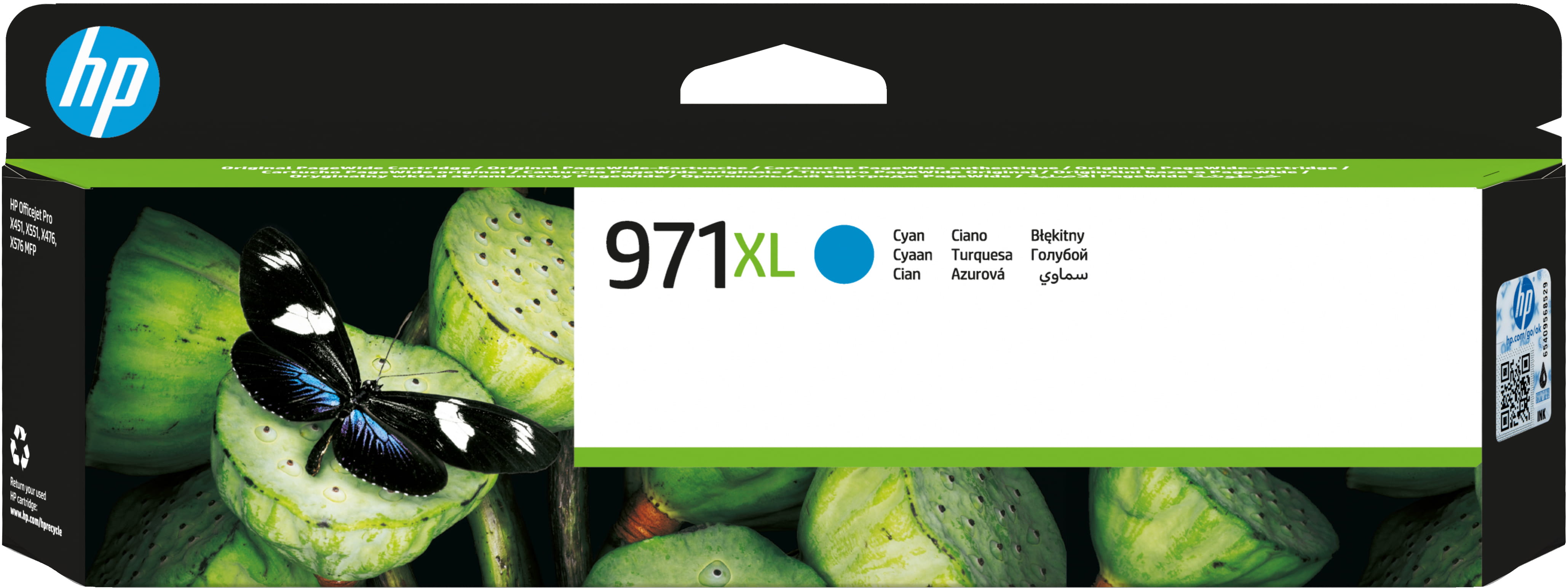 HP 971XL - Hohe Ergiebigkeit - Cyan - original