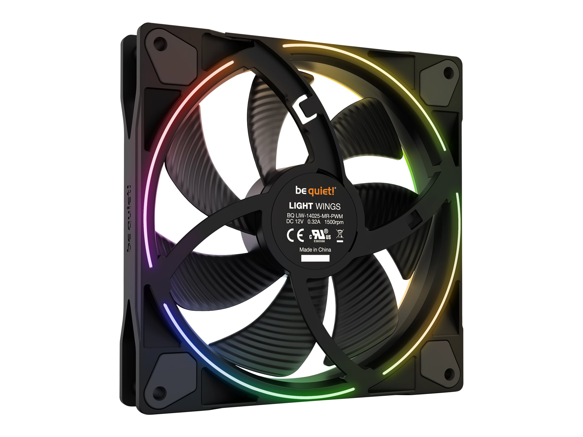 Be Quiet! Light Wings - Gehäuselüfter - PWM - 140 mm