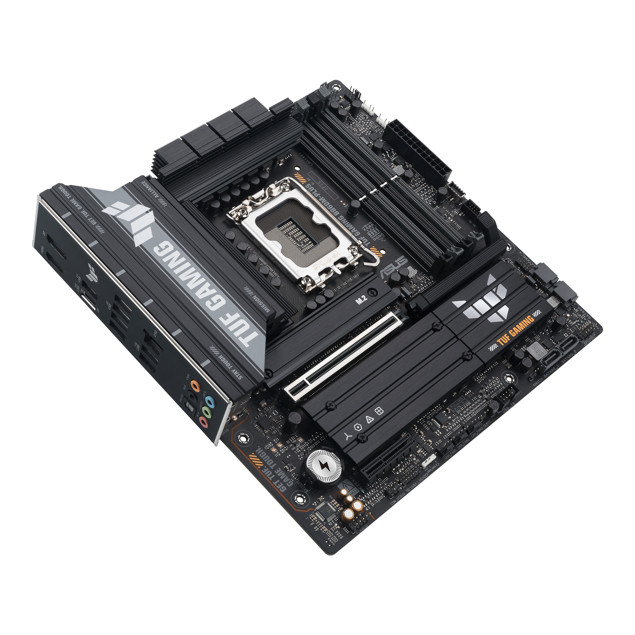 ASUS TUF GAMING B860M-PLUS - Motherboard - micro ATX - LGA1851-Sockel - B860 Chipsatz - USB-C 3.2 Gen 2x2, USB 3.2 Gen 2, USB 3.2 Gen 1, USB-C 3.2 Gen2 - 2.5 Gigabit LAN - Onboard-Grafik (CPU erforderlich)