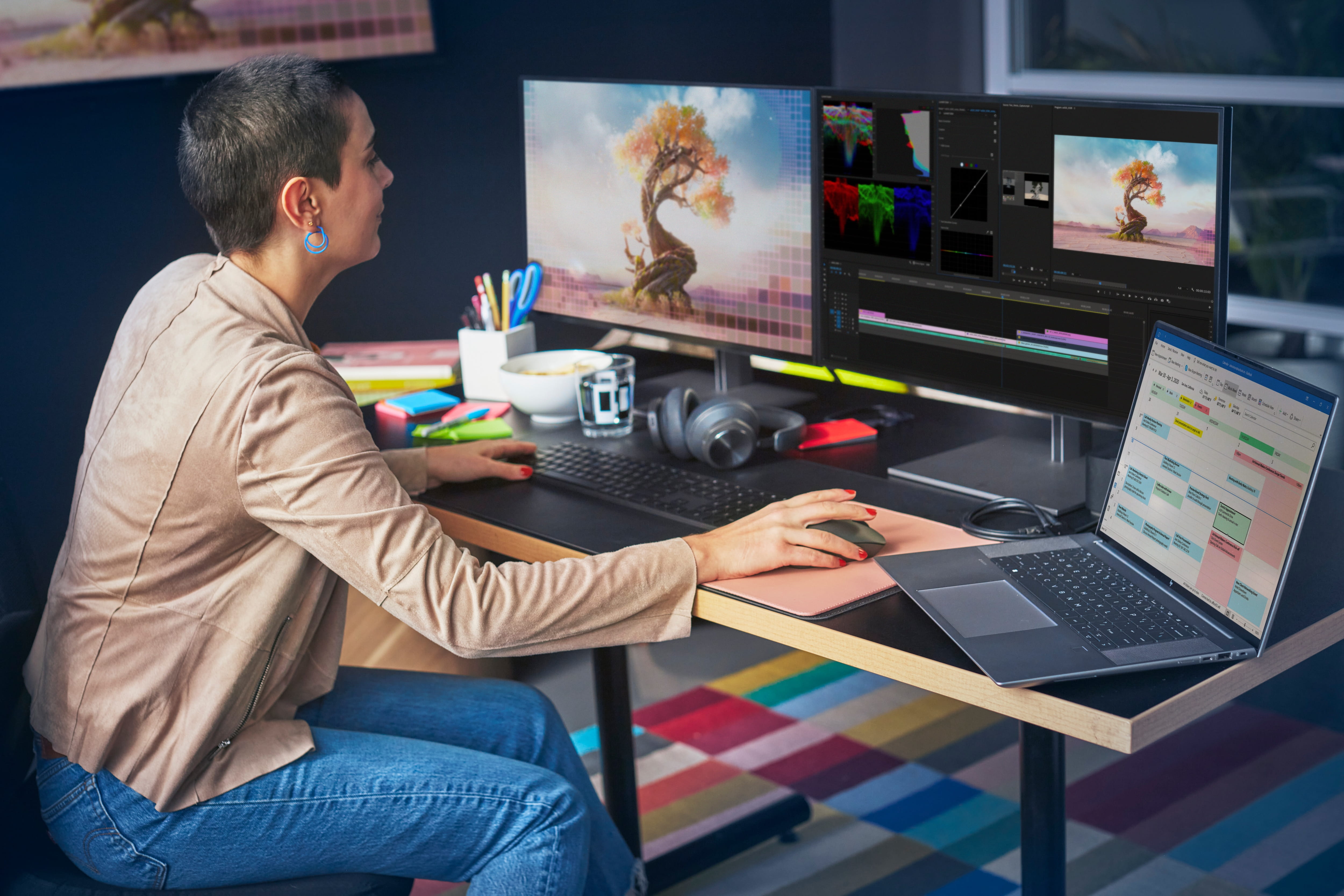 HP Creator 935 - Maus - 7 Tasten - kabellos - Bluetooth - kabelloser Empfänger (USB)