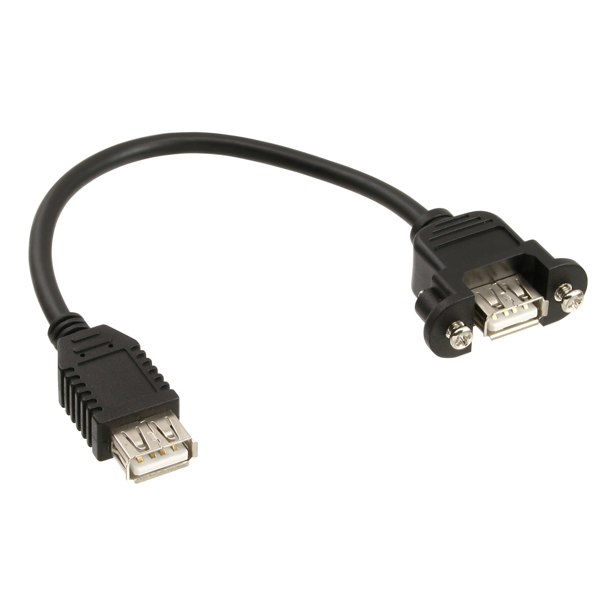 InLine USB 2.0 Adapterkabel - Buchse A auf Einbaubuchse A - 0,20m