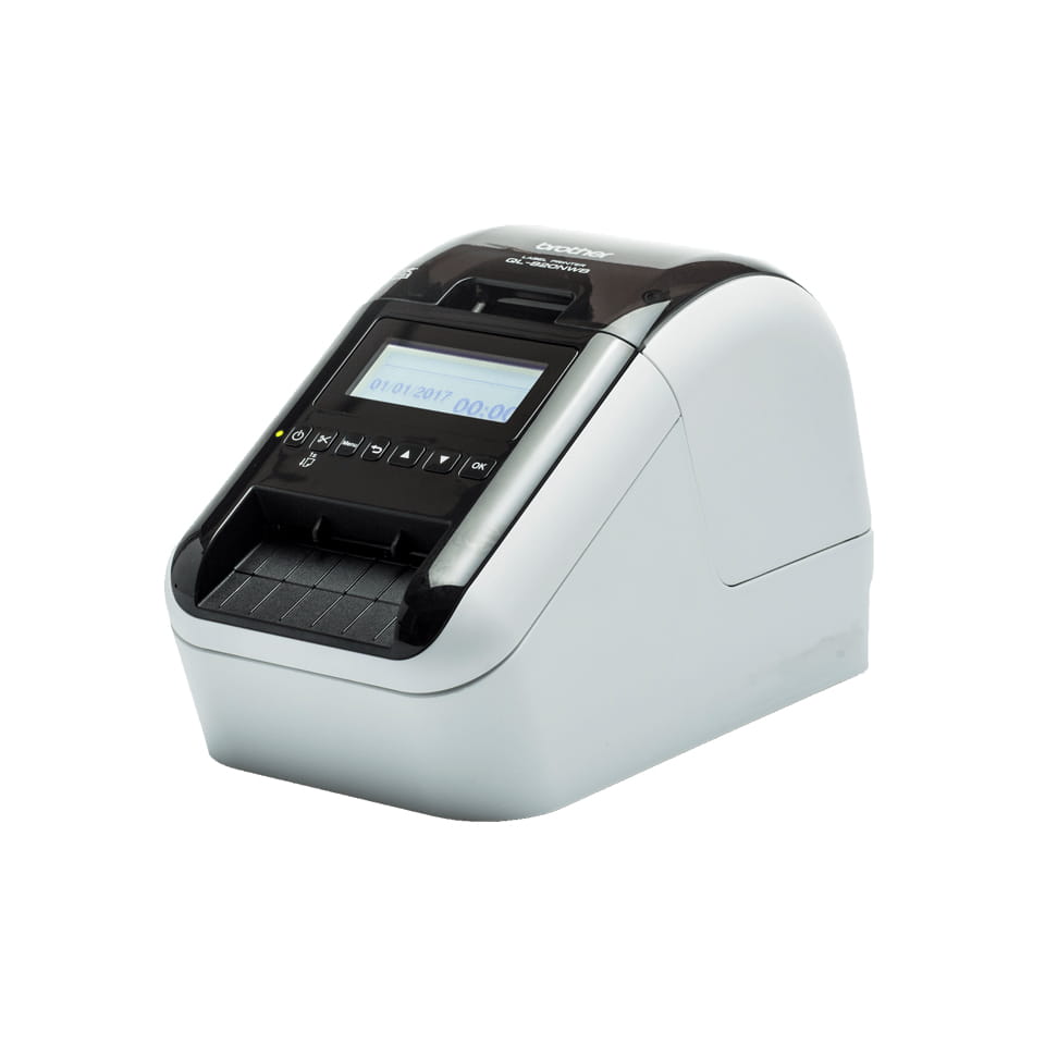 Brother QL-820NWBC, DK, Thermodirekt, 300 x 300 DPI, 176 mm/sek, Farbe, Verkabelt & Kabellos