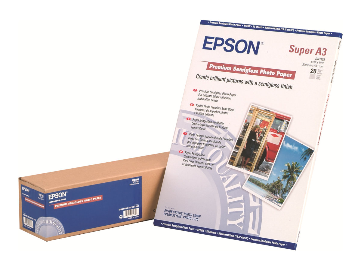 Epson Premium Semigloss Photo Paper - Halbglänzend - Roll (61 cm x 30,5 m)