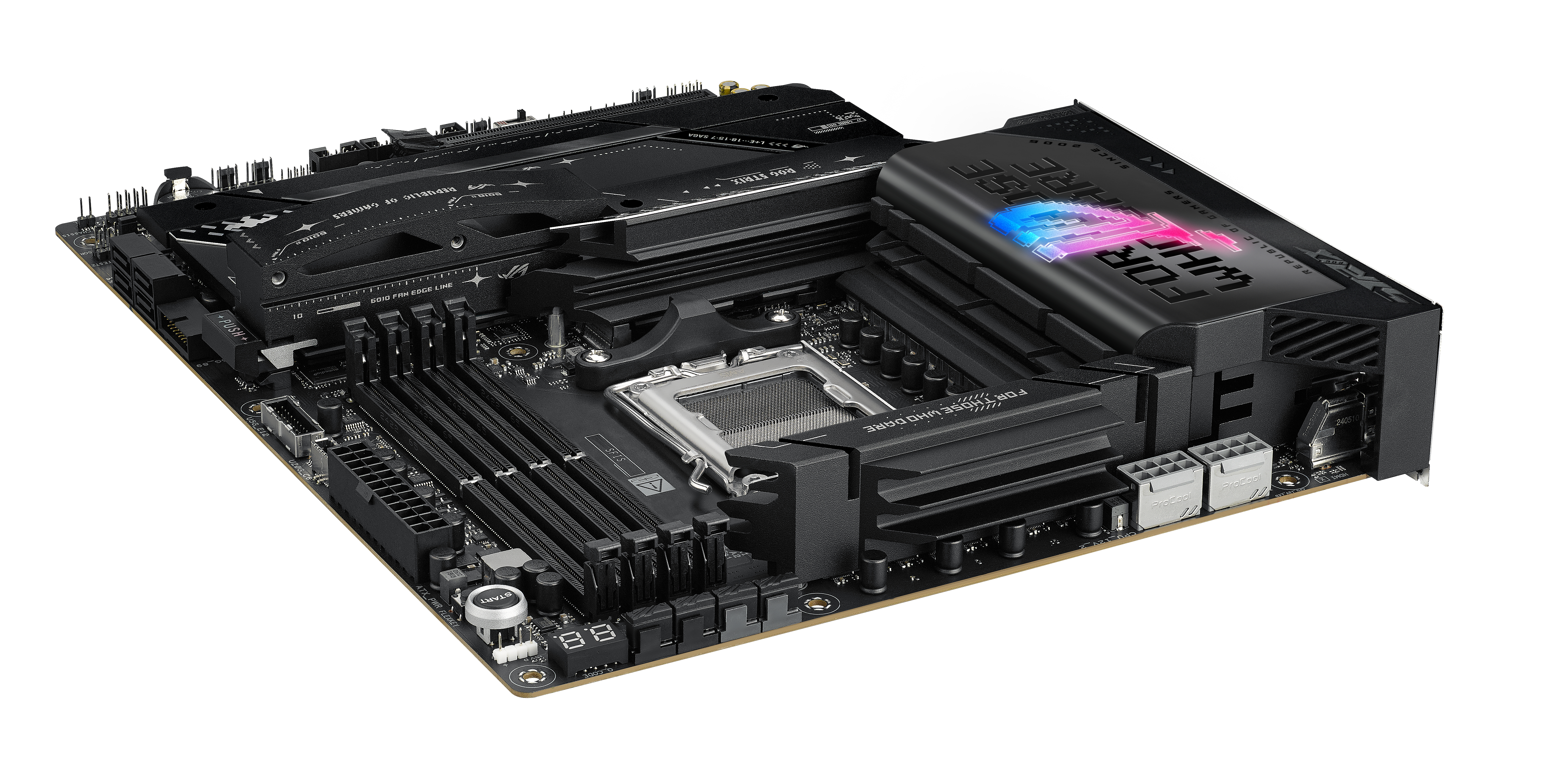ASUS ROG STRIX X870E-E GAMING WIFI - Motherboard - ATX - Socket AM5 - AMD X870E Chipsatz - USB4, USB-C 3.2 Gen 2x2, USB-C 3.2 Gen2, USB 3.2 Gen 2, USB 3.2 Gen 1 - Wi-Fi 7, 5 Gigabit Ethernet, Bluetooth - Onboard-Grafik (CPU erforderlich)
