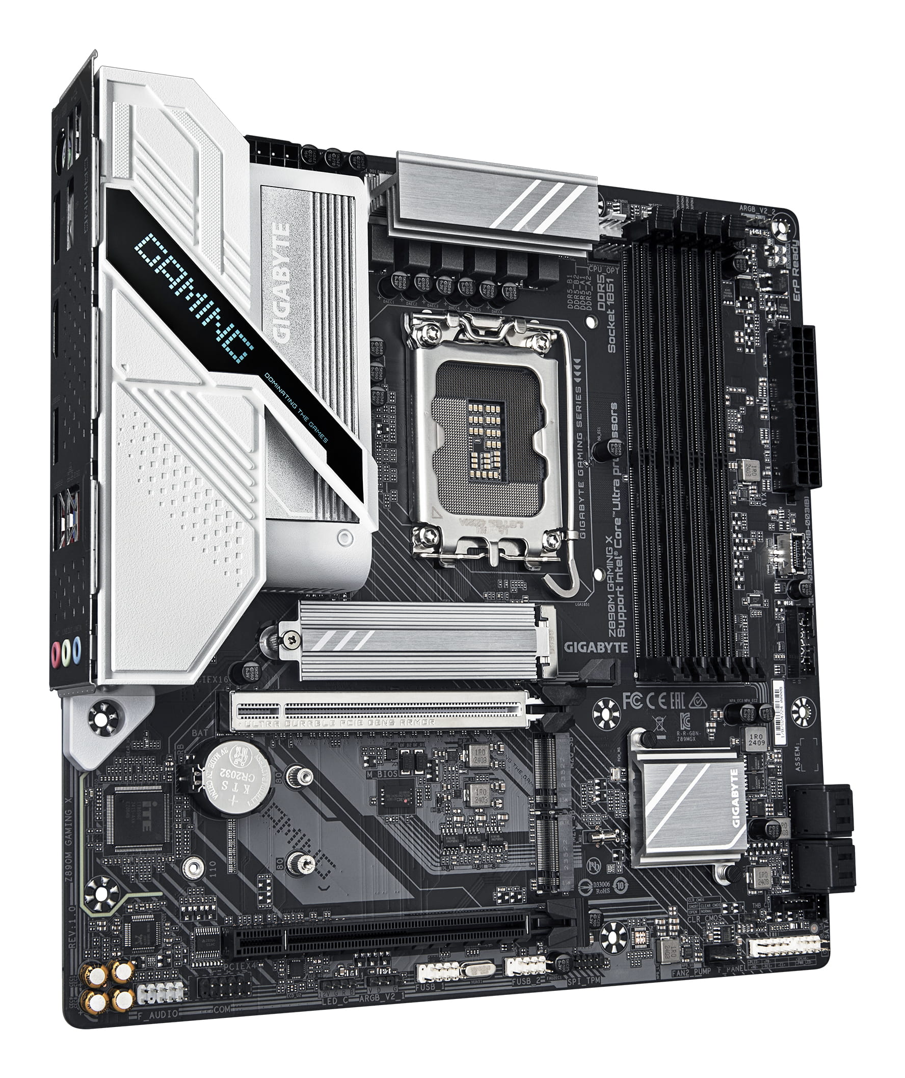 Gigabyte Z890M GAMING X - Motherboard - micro ATX - LGA1851 Sockel - Z890 Chipsatz - USB 3.2 Gen 1, USB-C 3.2 Gen 1 - 2.5 Gigabit LAN - Onboard-Grafik (CPU erforderlich)