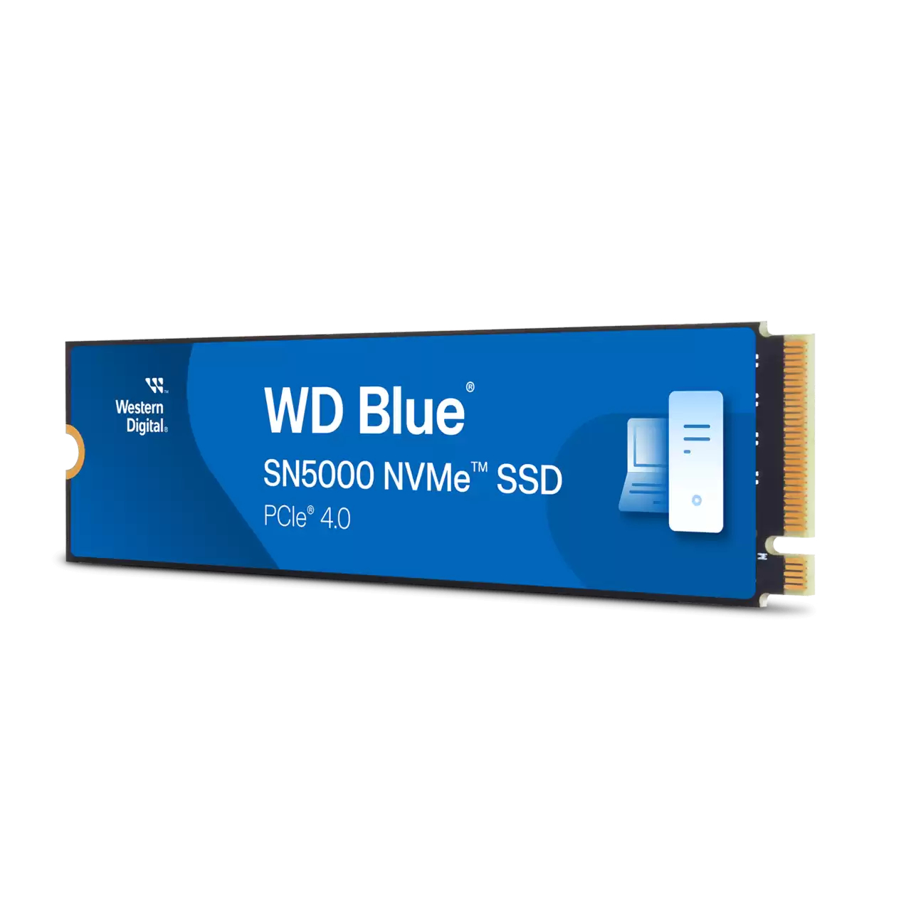 WD Blue SN5000 WDS100T4B0E - SSD - 1 TB - intern - M.2 2280 - PCIe 4.0 x4 (NVMe)