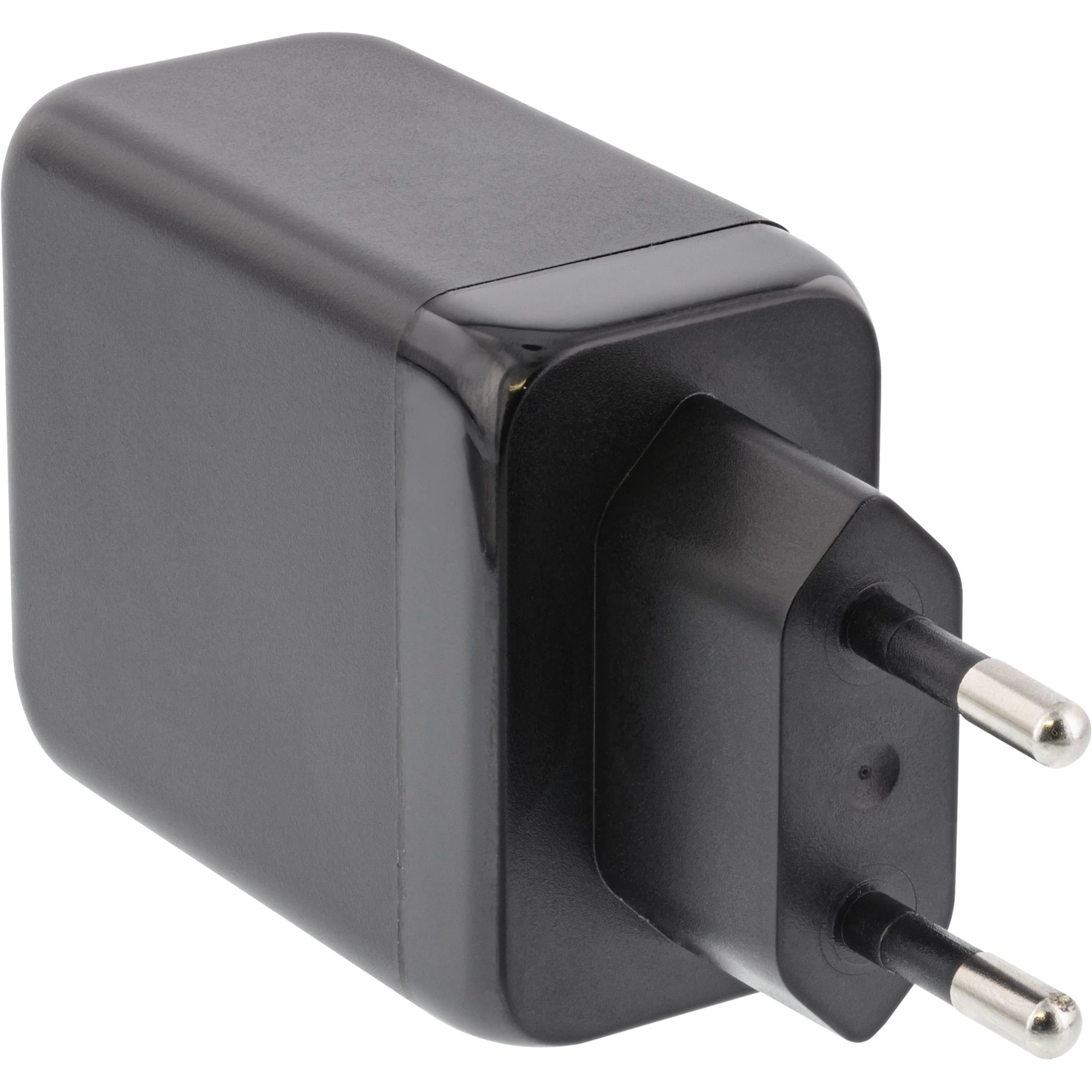 InLine USB PD Netzteil - GaN Ladegerät - 3-Port - Dual USB-C+USB-A - 65W - schwarz