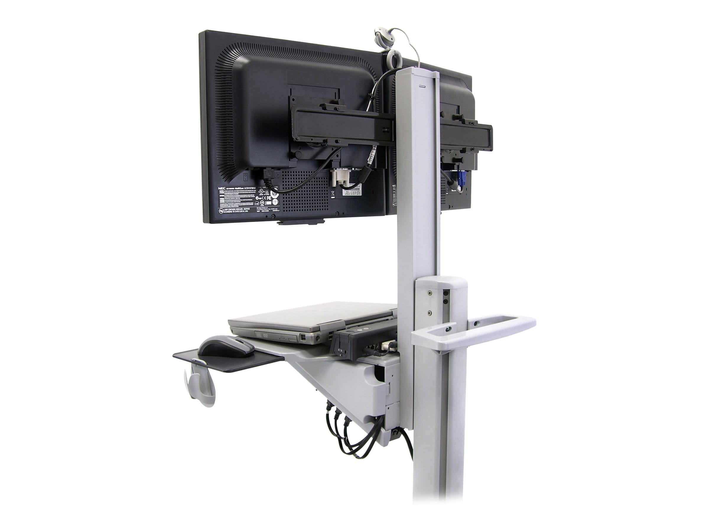 Ergotron Neo-Flex WideView WorkSpace - Wagen - Konstante Krafttechnologie - für 2 LCD-Displays / PC-Ausrüstung - dual - Aluminium, pulverbeschichteter Stahl, hochwertiger Kunststoff - Zweistufiges Grau - Bildschirmgröße: bis zu 55,9 cm (bis zu 22 Zol Ergotron Neo-Flex WideView WorkSpace - Wagen - Konstante Krafttechnologie - für 2 LCD-Displays / PC-Ausrüstung - dual - Aluminium, pulverbeschichteter Stahl, hochwertiger Kunststoff - Zweistufiges Grau - Bildschirmgröße: bis zu 55,9 cm (bis zu 22 Zol