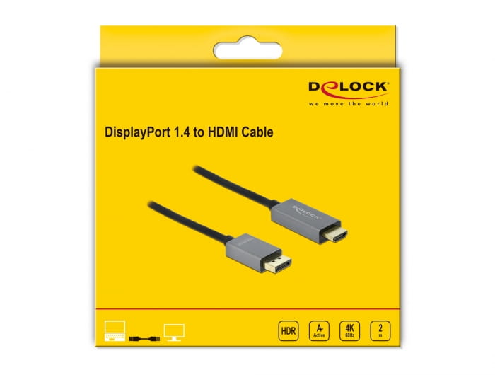 Delock Adapterkabel - DisplayPort männlich