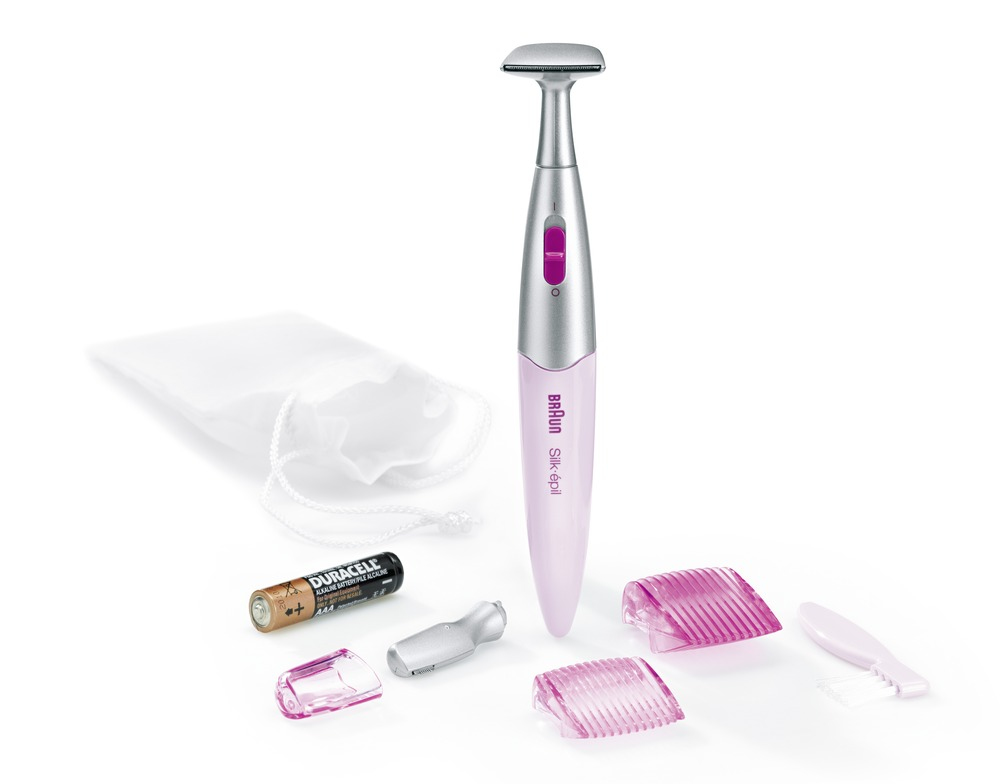 Braun Silk-épil Bikini Styler FG 1100, 2 Kopf/Köpfe, Weiß, Kabellos, AAA, Alkali, 1.5 V