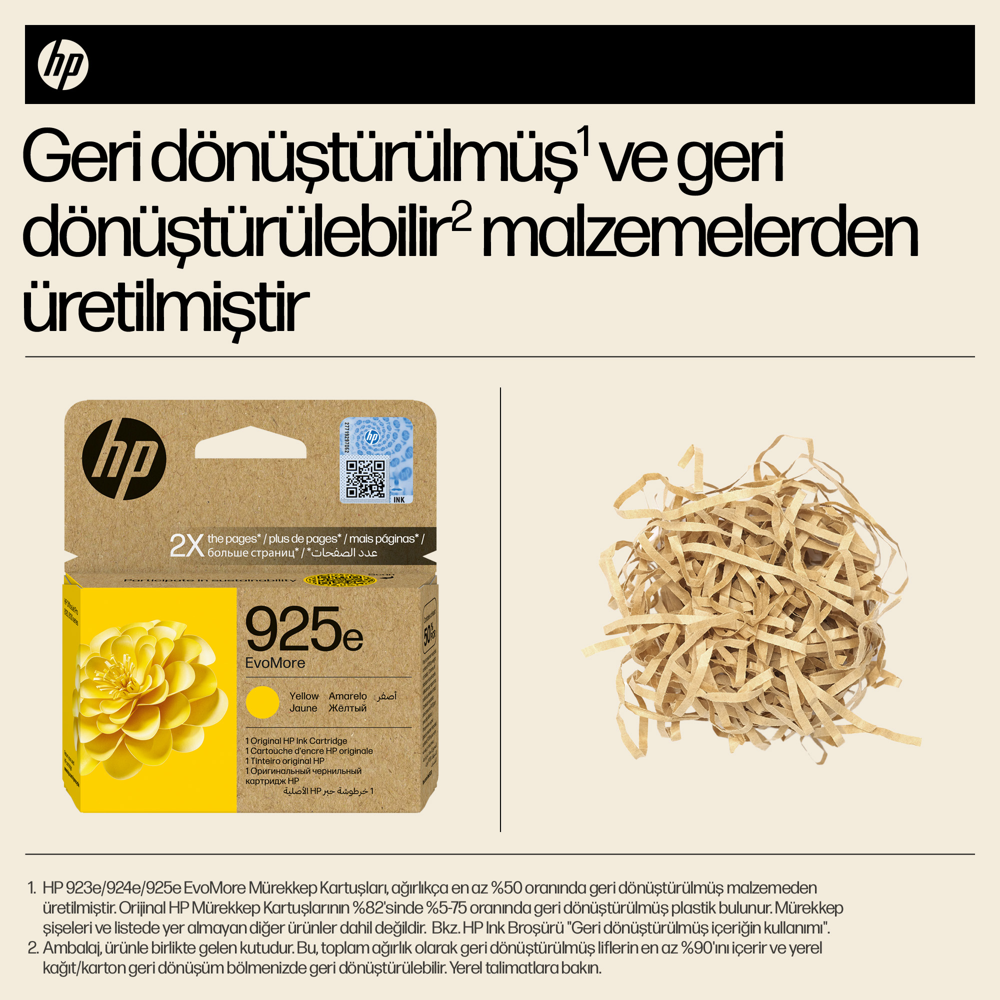 HP 925e EvoMore - Gelb - original - Tintenpatrone
