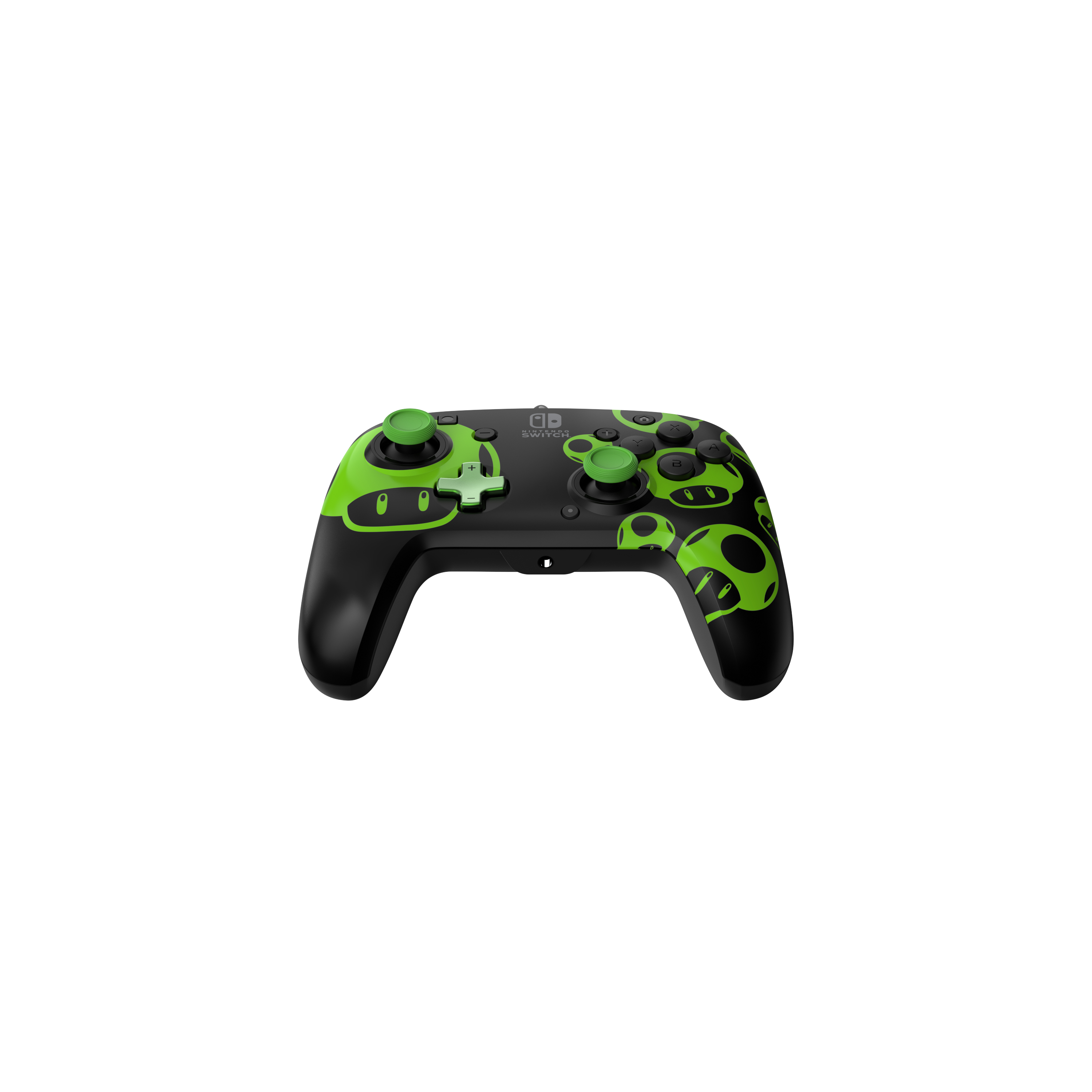 PDP REMATCH: 1-Up Glow in the Dark, Gamepad, Nintendo Switch, Nintendo Switch OLED, D-Pad, Home button, Analog / Digital, Kabelgebunden, USB