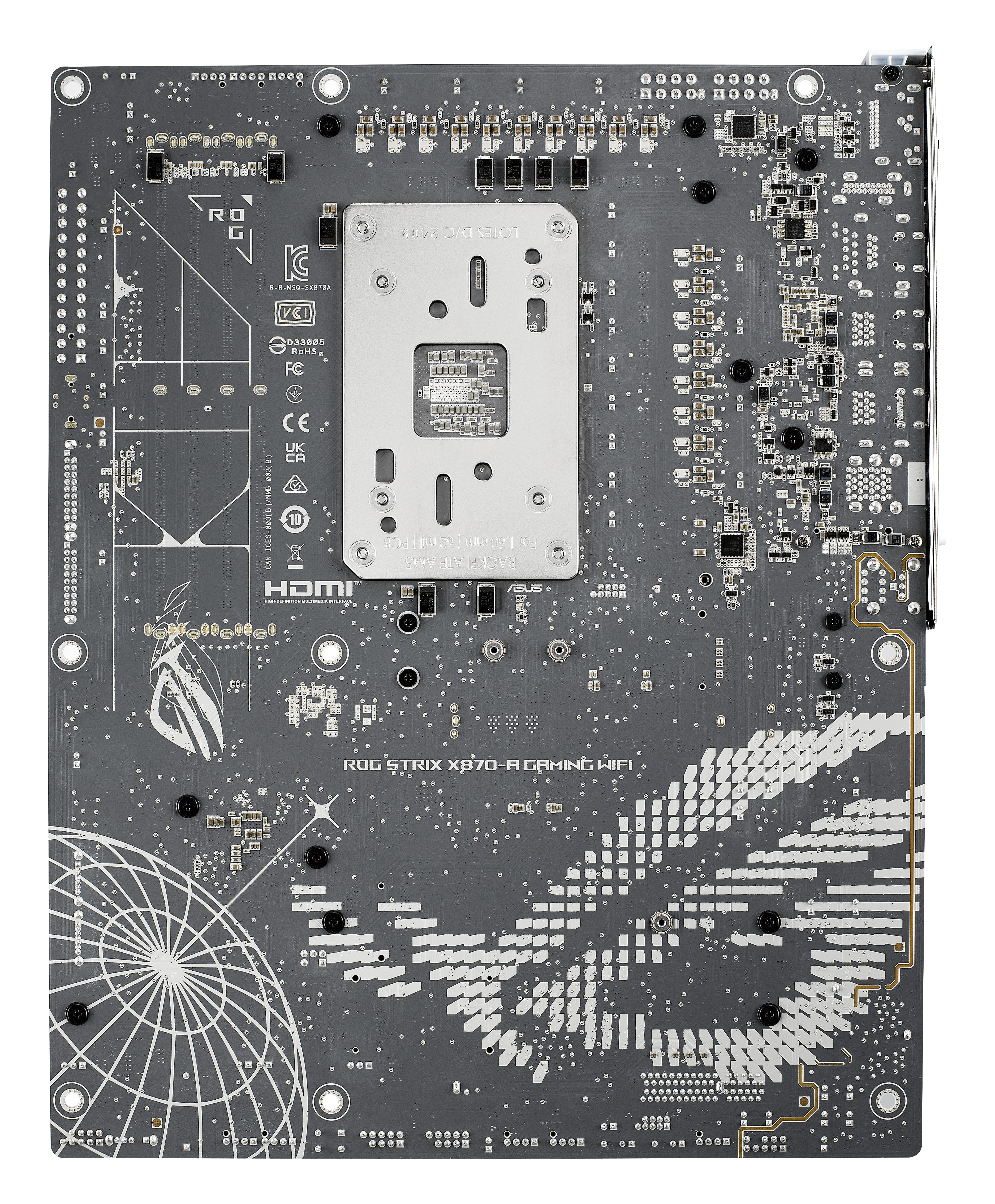 ASUS ROG STRIX X870-A GAMING WIFI - Motherboard - ATX - Socket AM5 - AMD X870 Chipsatz - USB4, USB 3.2 Gen 2, USB-C 3.2 Gen2, USB 3.2 Gen 1, USB-C 3.2 Gen 2x2 - Wi-Fi 7, 2.5 Gigabit LAN, Bluetooth - Onboard-Grafik (CPU erforderlich)