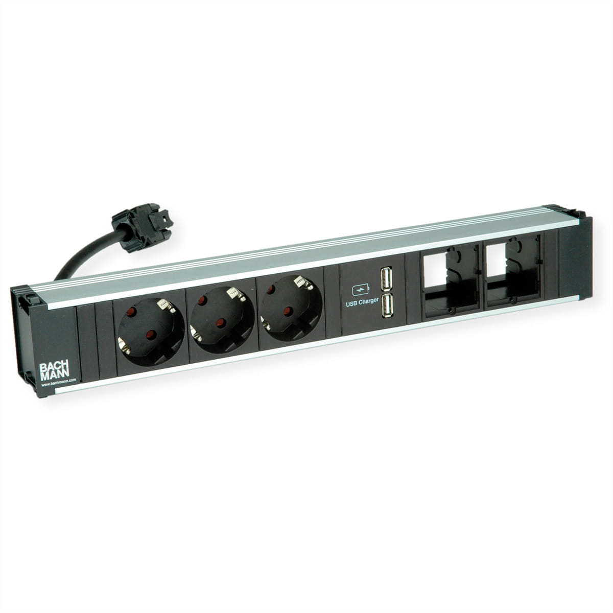 Bachmann CONI Steckdosenleiste 3xSchutzkontaktdosen 1xUSB Charger 2xCustom - Steckdosenleiste
