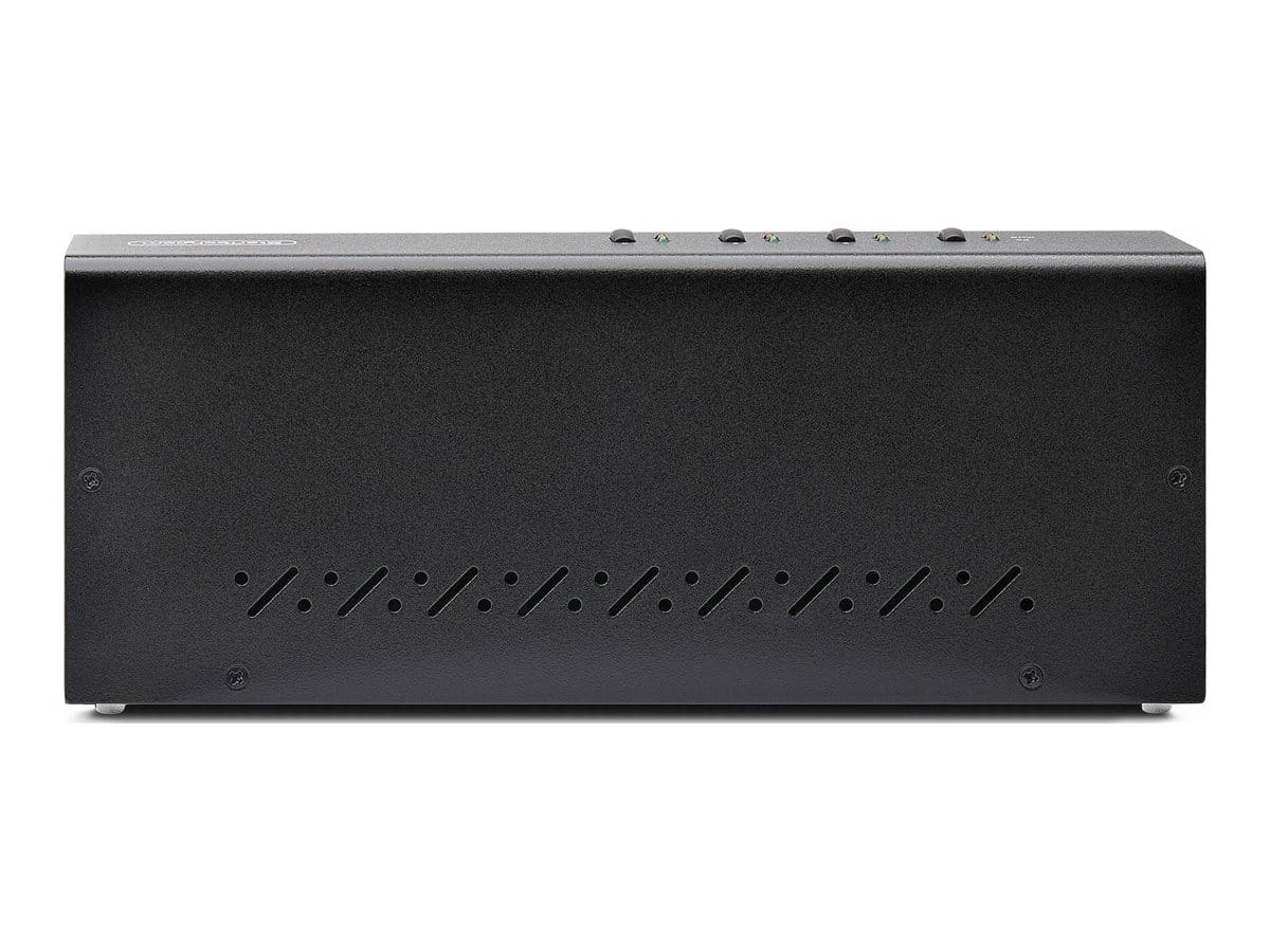 StarTech.com 4-Port Dual-Monitor DisplayPort KVM Switch, 4K 60Hz, 2x USB 5Gbps Hub Ports, 2x USB 2.0 HID Ports, Hotkey and Push-Button Switching, TAA Compliant - 3.5mm Audio, HDCP (P4DD46A2-KVM-SWITCH)