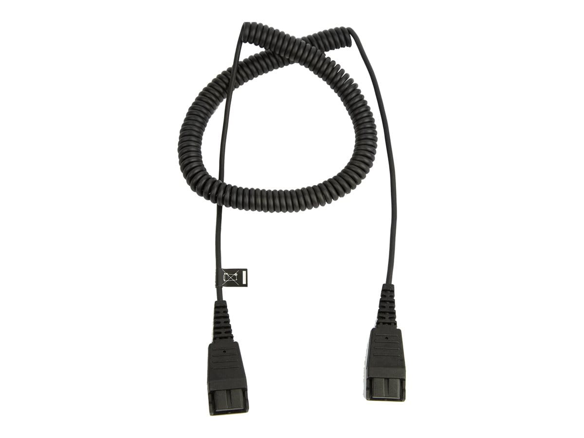 Jabra Verlängerungskabel (2x QD, 2 m, spiral)