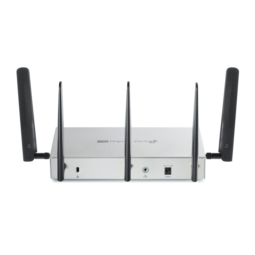 TP-LINK Omada Pro G36W-4G, Wi-Fi 6 (802.11ax), Dual-Band (2,4 GHz/5 GHz), Ethernet/LAN, 4G, Weiß, Tabletop-Router