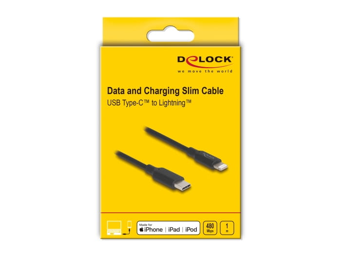 Delock Lightning-Kabel - USB-C männlich zu