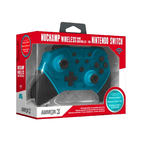 Hyperkin Armor3, Gamepad, Nintendo Switch, Nintendo Switch Lite, Turbo-Taste, Kabellos, Bluetooth, Türkis