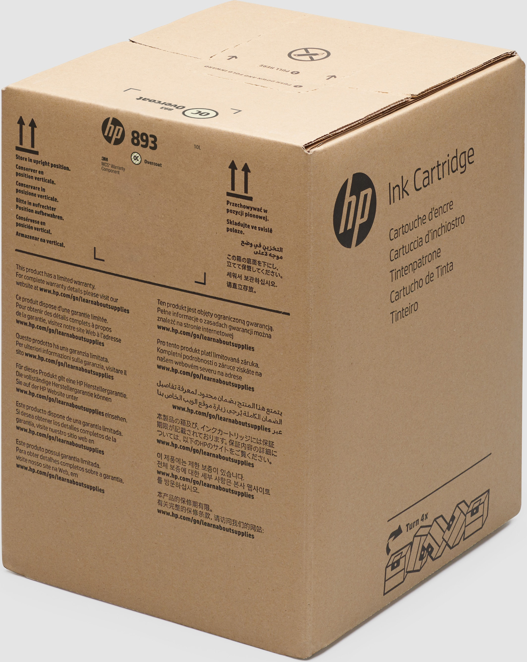 HP 893 - 10 L - Mantel - original - Latex - Tintenpatrone