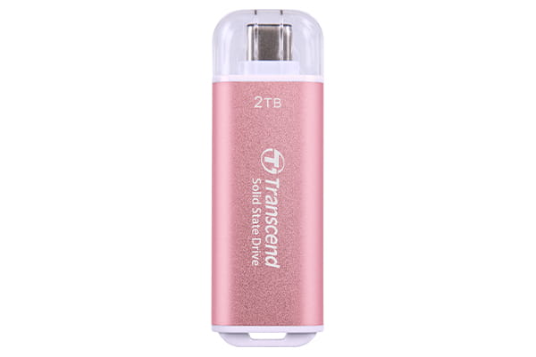 Transcend ESD300 - SSD - 2 TB - extern (tragbar) - USB 3.2 Gen 2x1 (USB-C Steckverbinder)