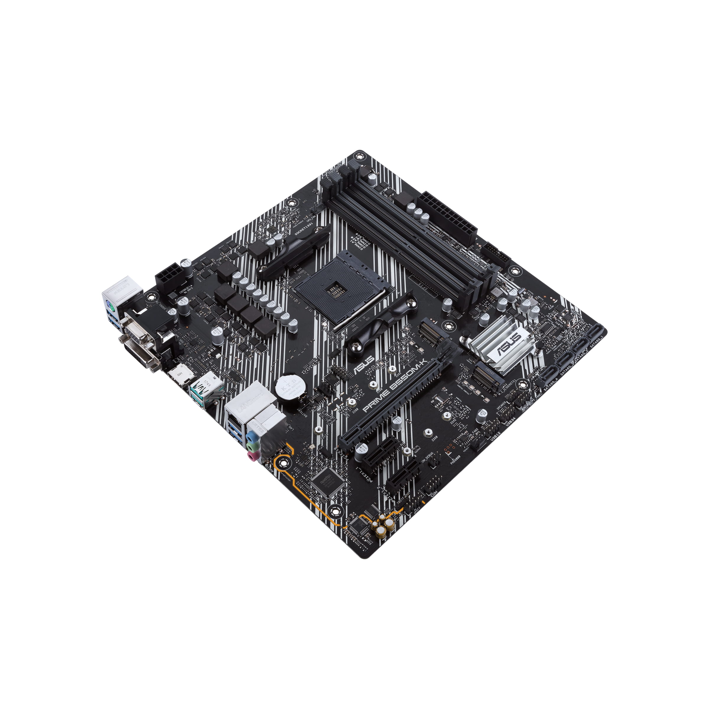 ASUS PRIME B550M-K - Motherboard - micro ATX - Socket AM4 - AMD B550 Chipsatz - USB 3.2 Gen 1, USB 3.2 Gen 2 - Gigabit LAN - Onboard-Grafik (CPU erforderlich)