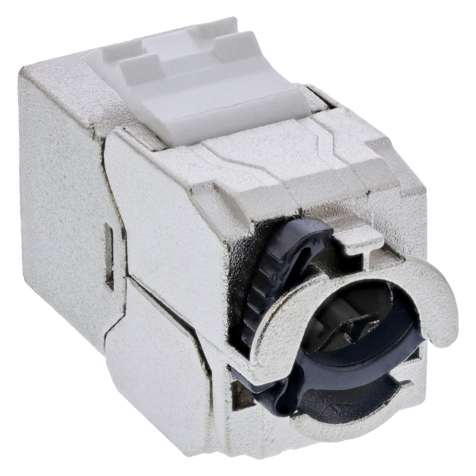 InLine Keystone RJ45 Buchse Slim - SNAP-In - Cat.8.1 - integrierter Kabelbinder