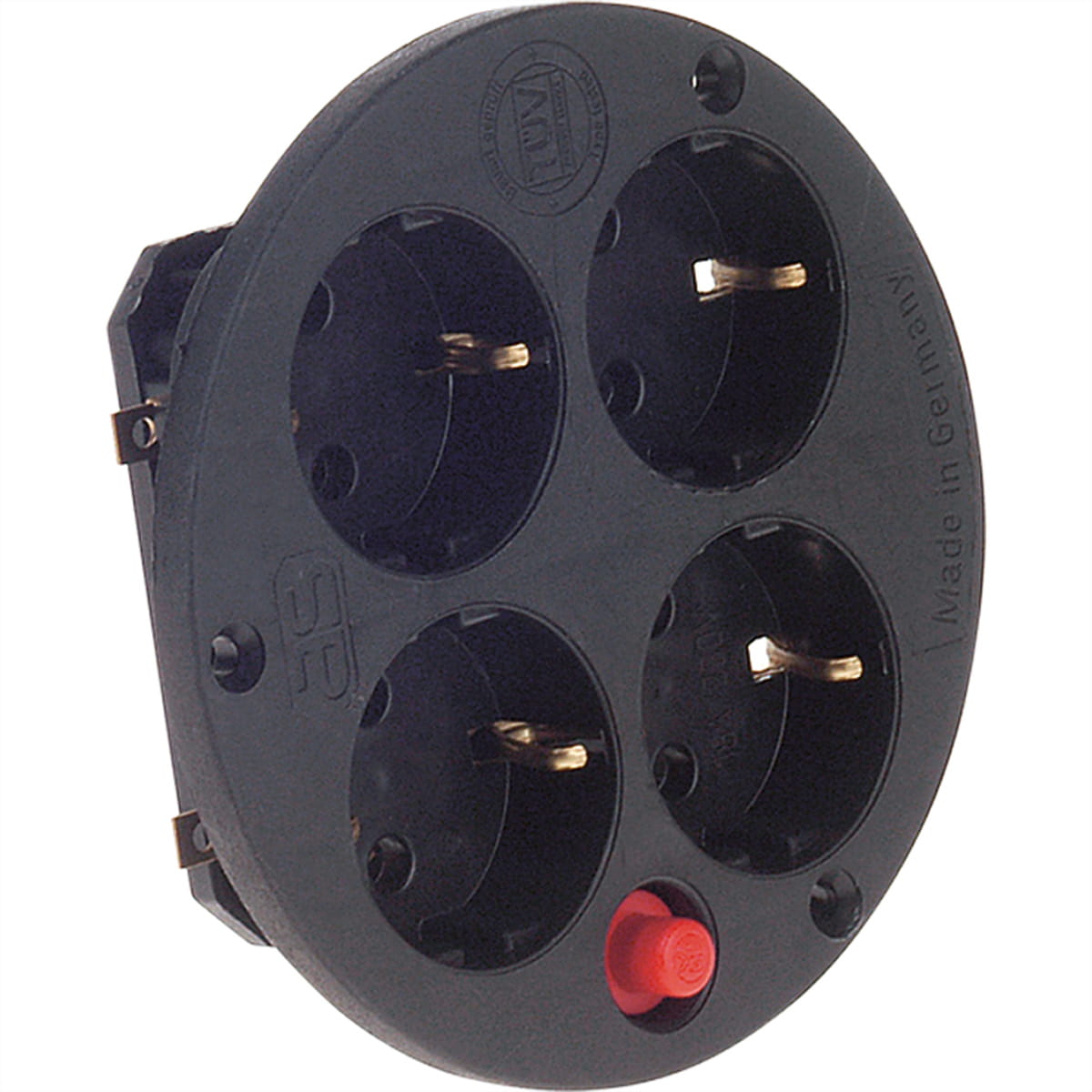 Bachmann Steckdoseneinsatz 4-fach S 4f o.Deckel Thermosch.
