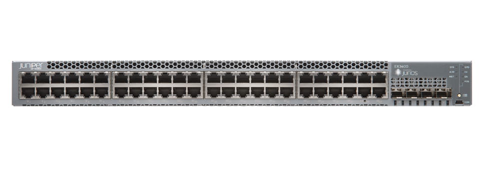 Juniper EX Series EX3400-48P - Switch - L3 - managed - 48 x 10/100/1000 (PoE+)